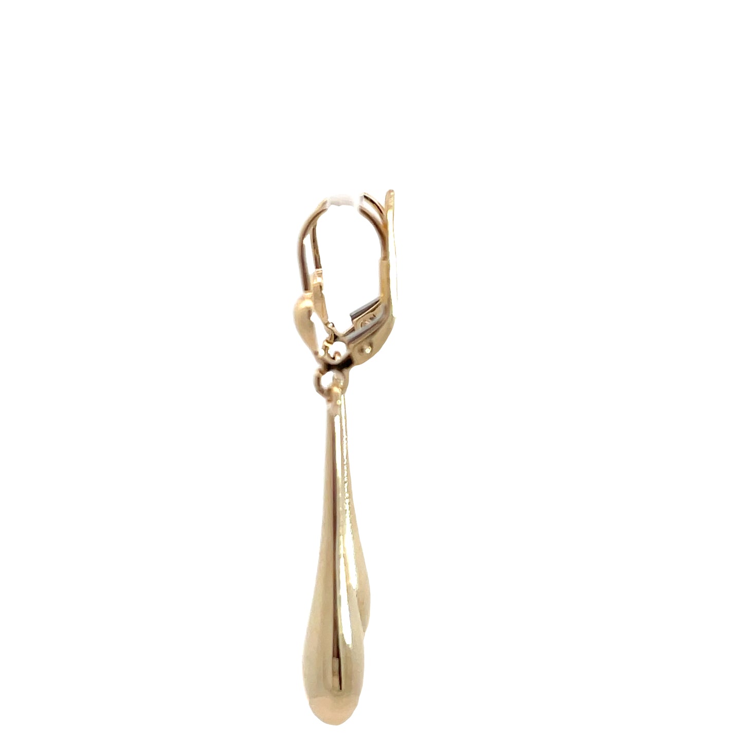 9ct Yellow Gold Baseball Drop Earrings