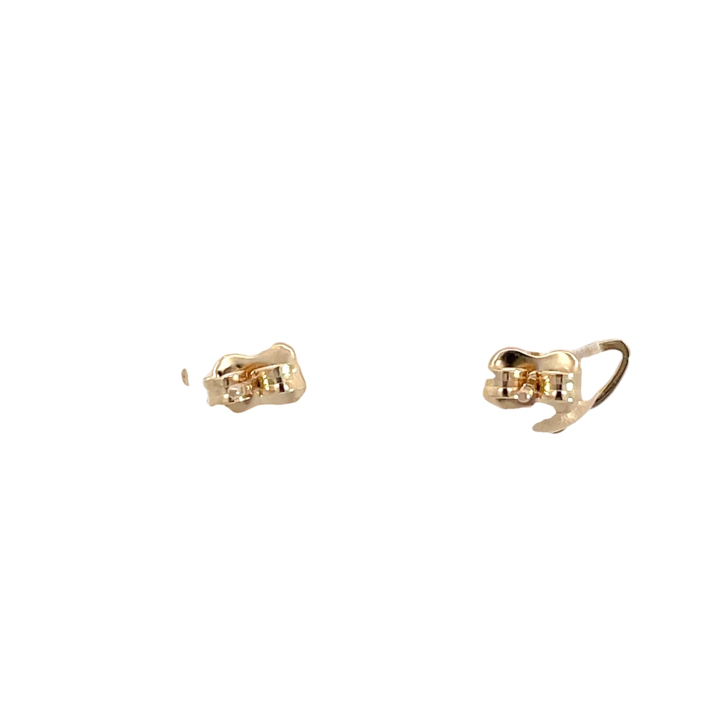 9ct Yellow and Rose Gold Butterfly Studs