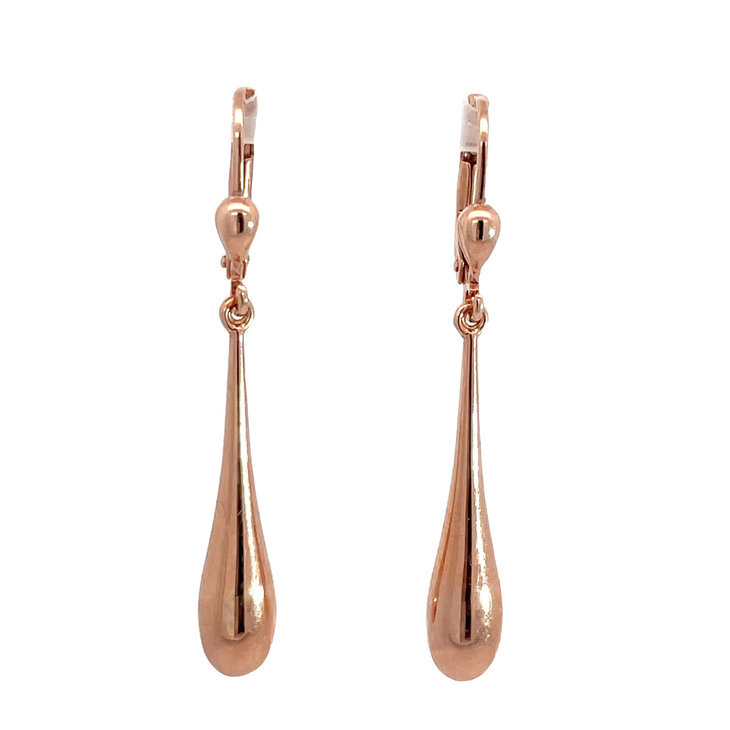 9ct Rose Gold Baseball Drops