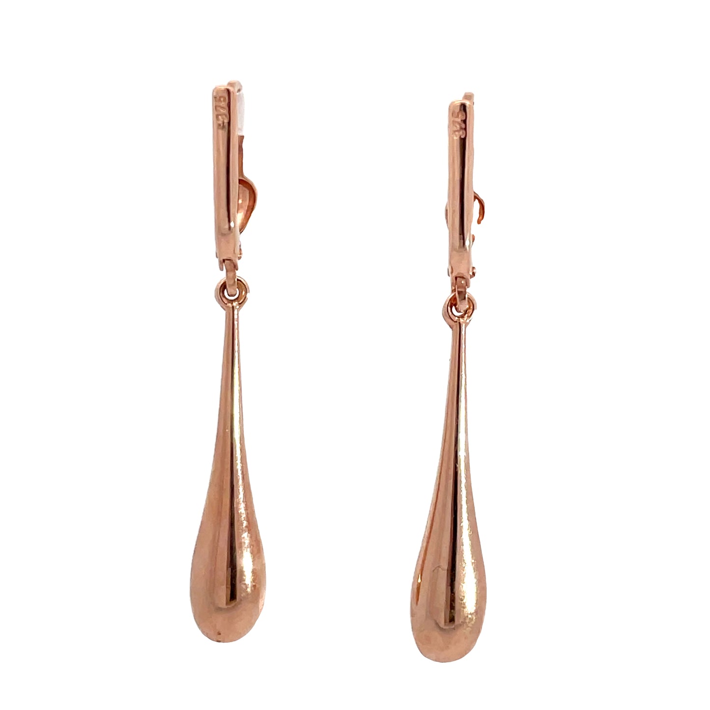9ct Rose Gold Baseball Drops