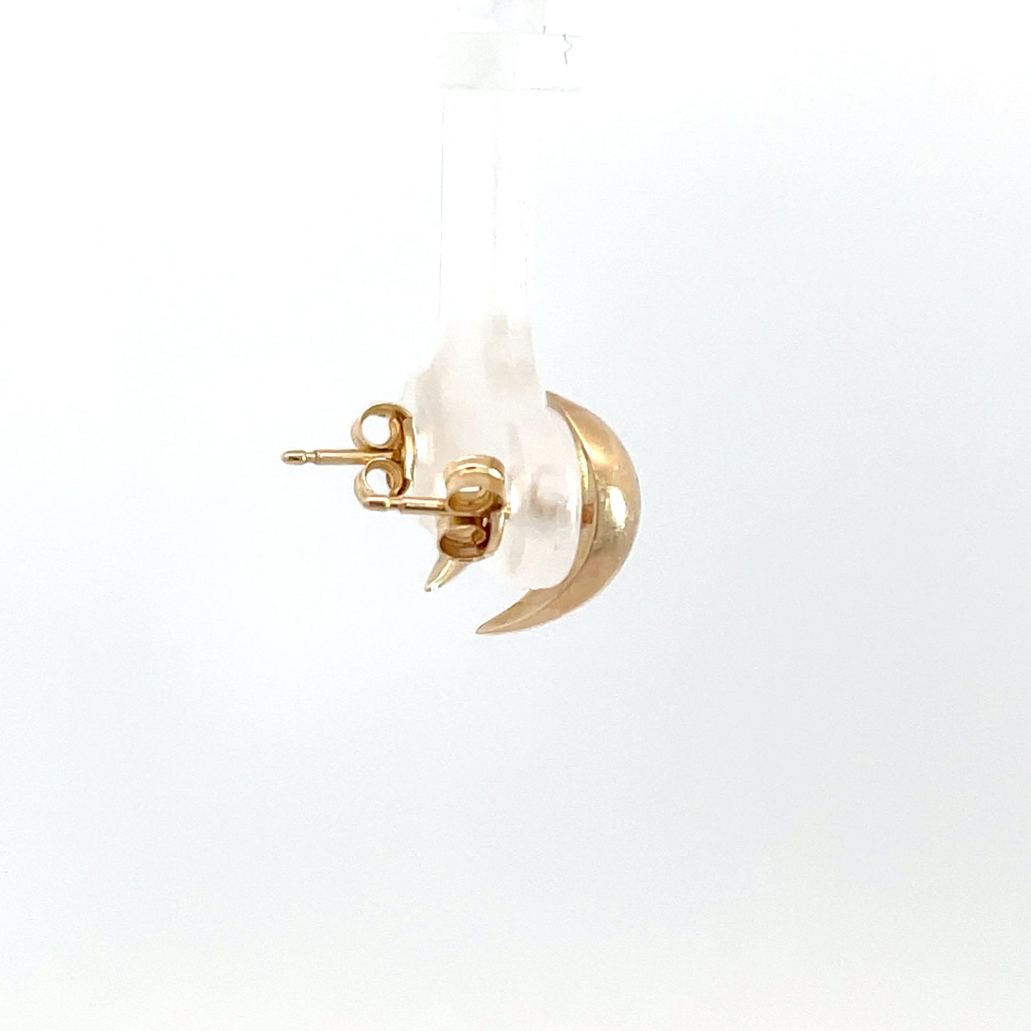 9ct Yellow Gold Curved Studs
