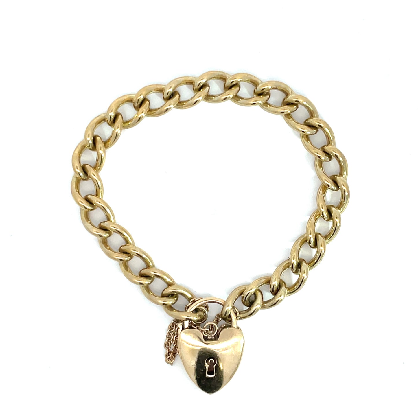 9ct Yellow Gold Curb Bracelet