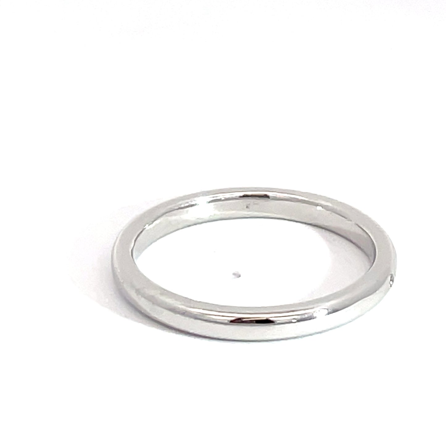 18ct White Gold 3 Diamond Band