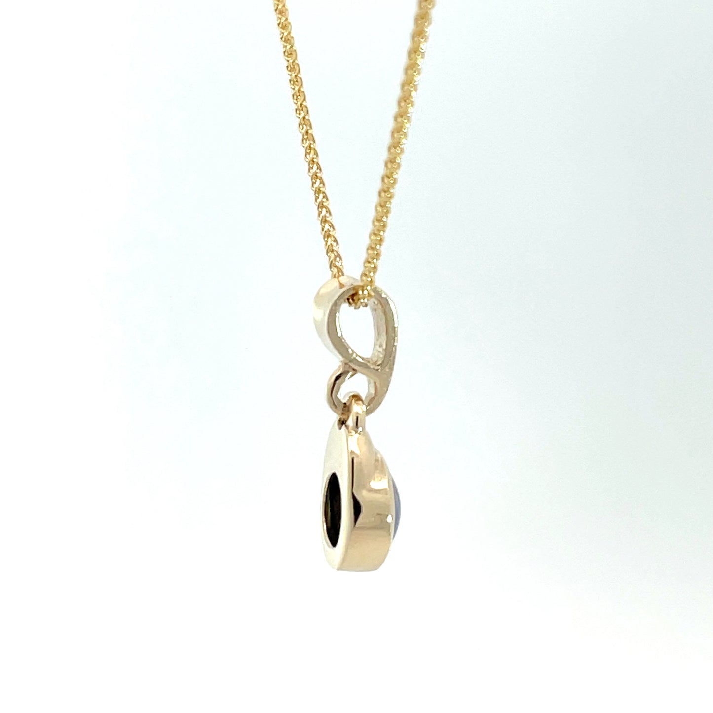 9ct Yellow Gold Eyris Pearl Pendant and Chain