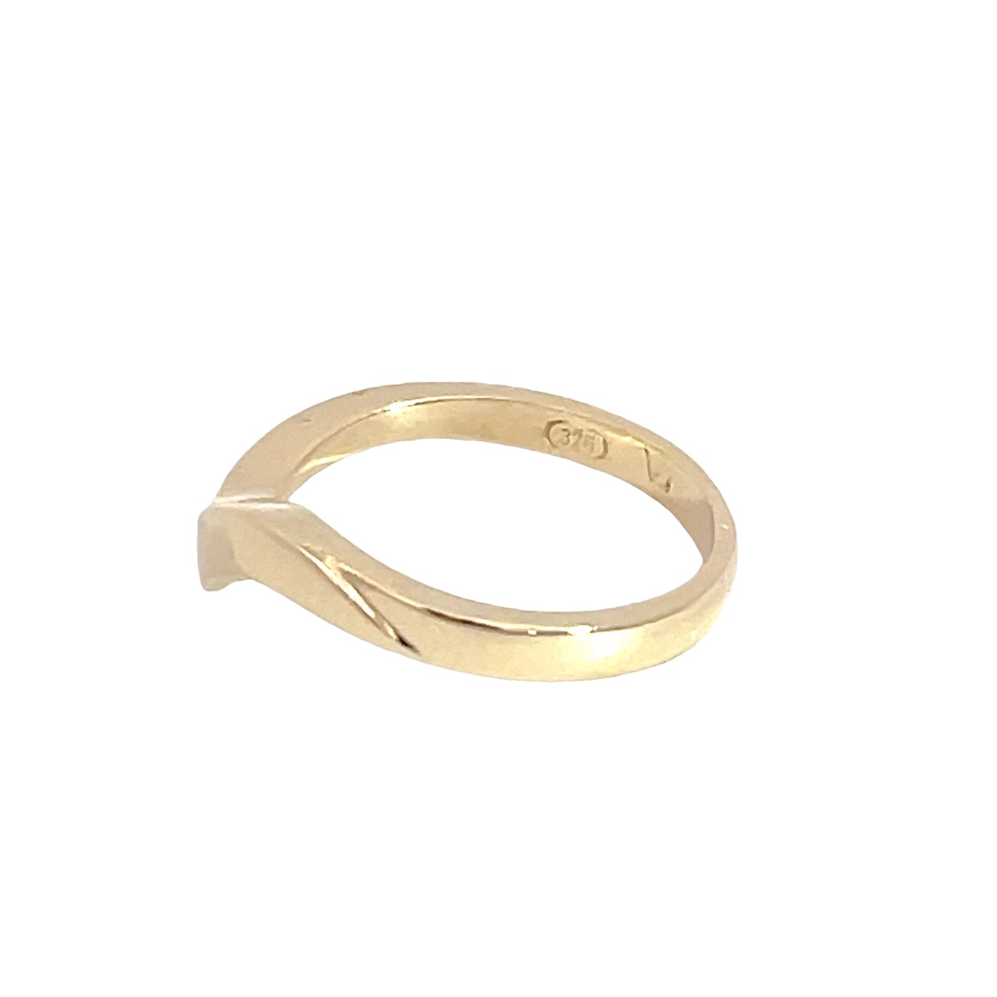 9ct Yellow Gold Curved Ring