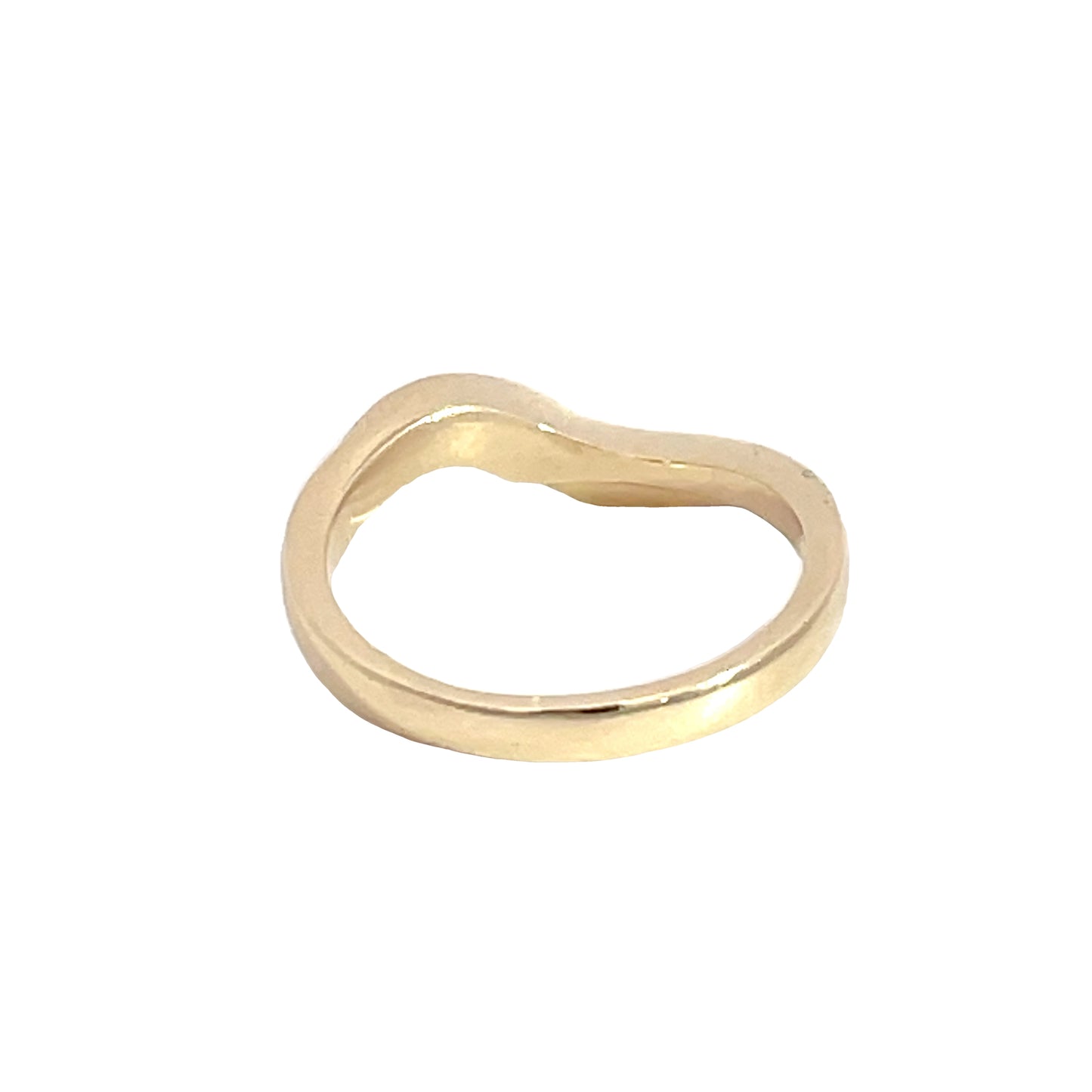 9ct Yellow Gold Curved Ring