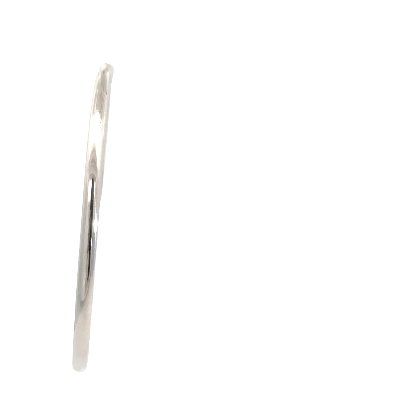 Sterling Silver 3mm Oval Bangle