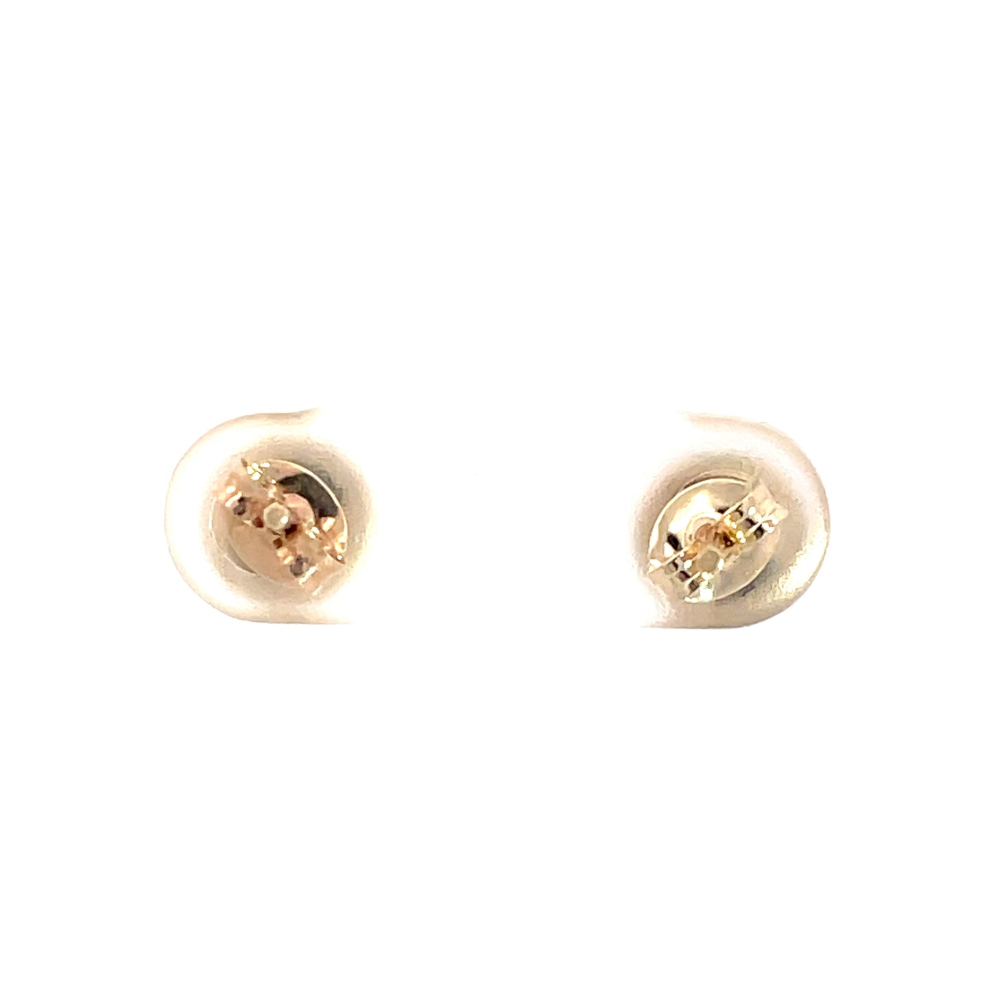 9ct Yellow Gold Paua Pearl Stud Earrings 5.75mm