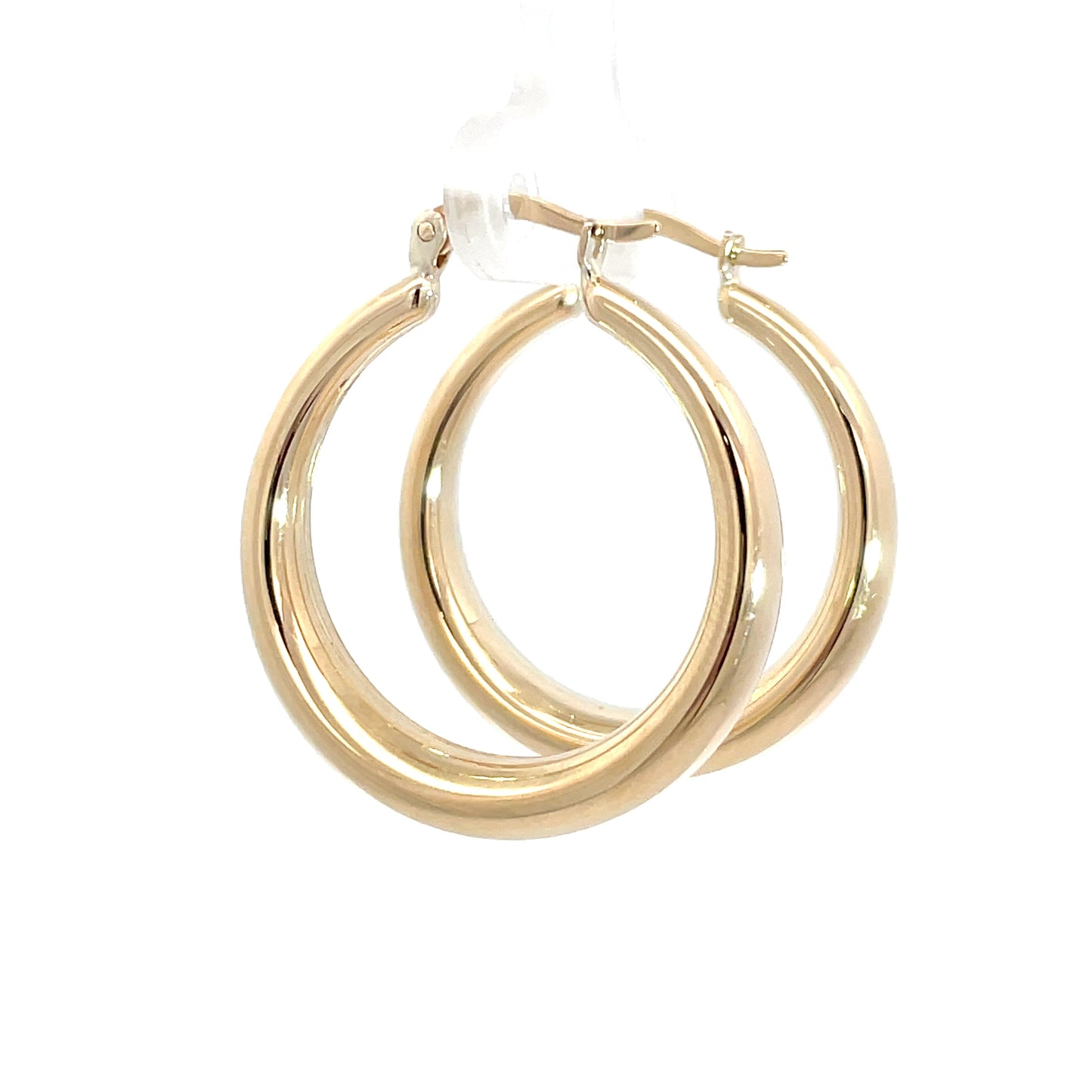 9ct Yellow Gold Grad Bulbus Hoops