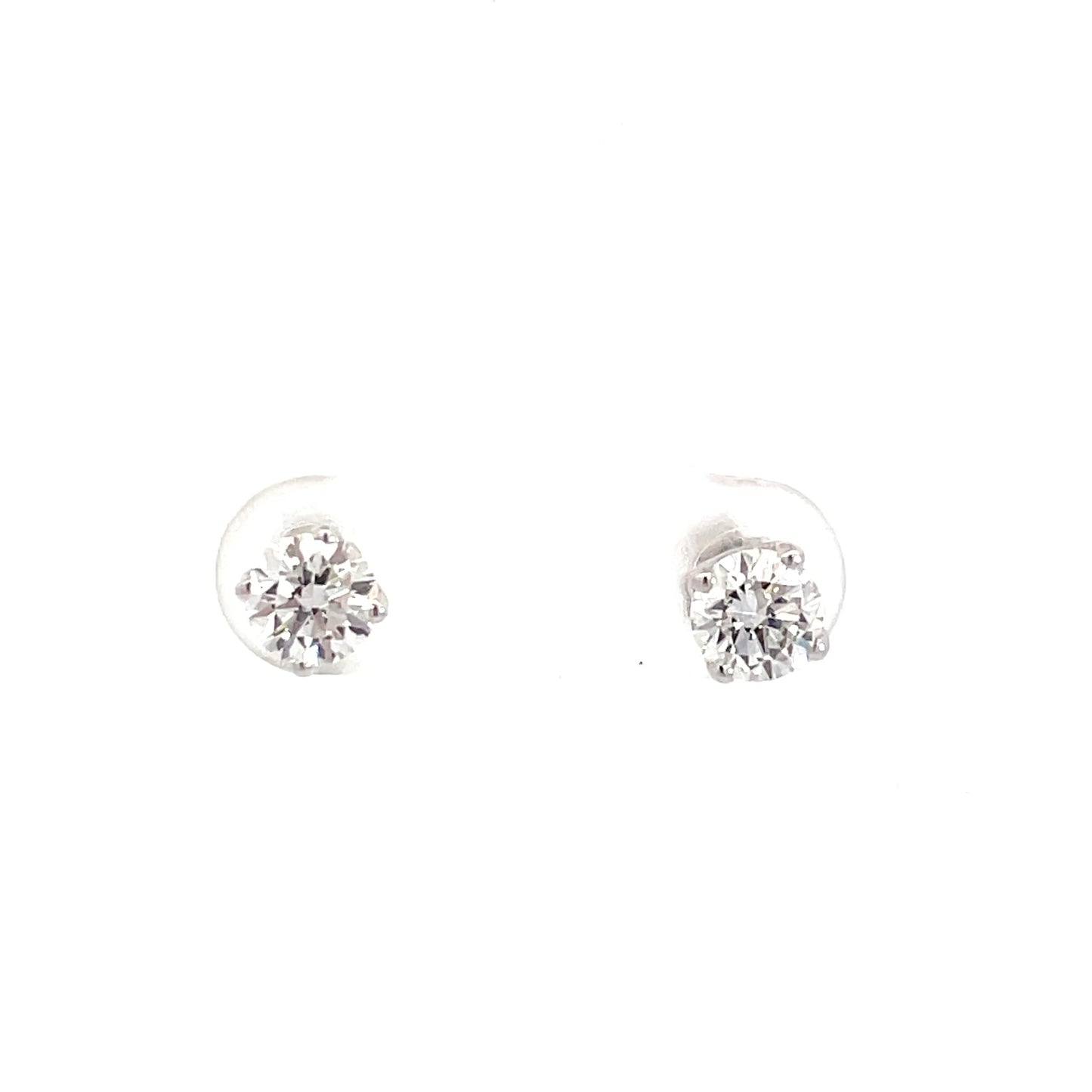 9ct White Gold Lab Grown Diamond 0.82ct Studs