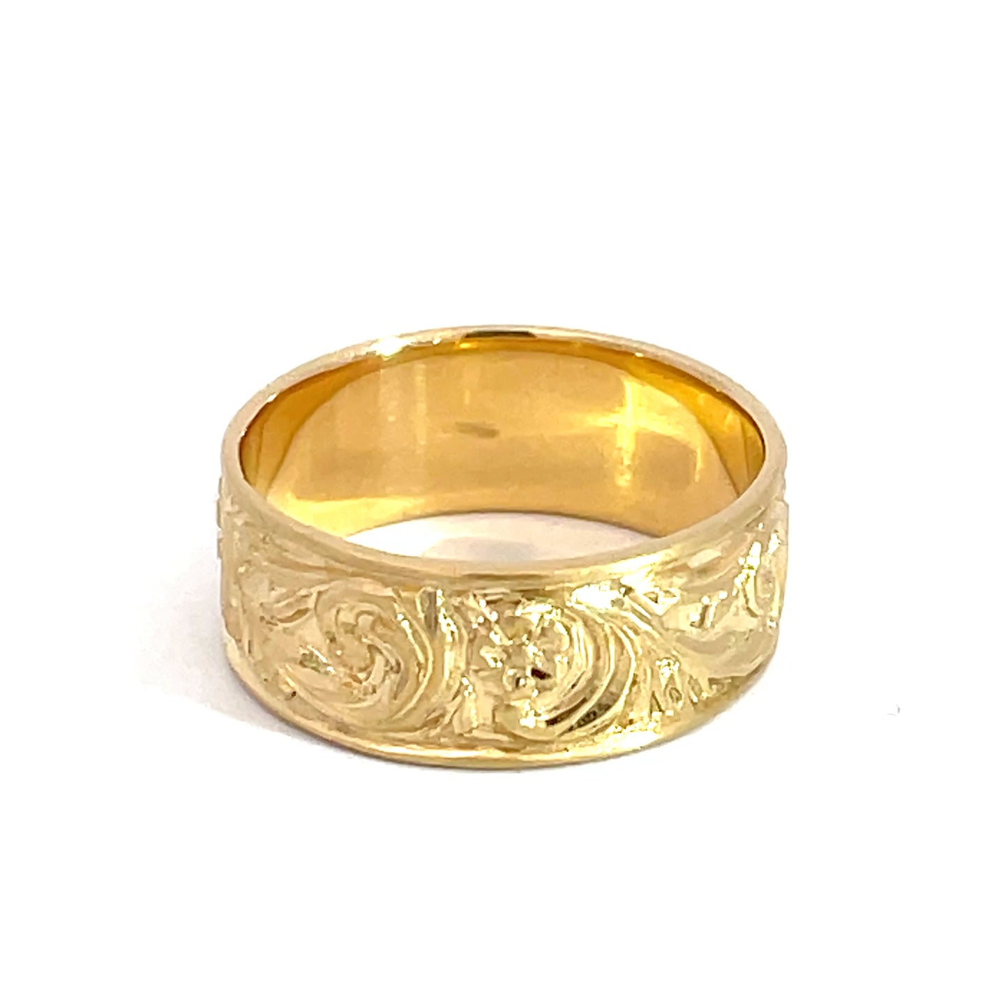18ct Yellow Gold Swirl Ring
