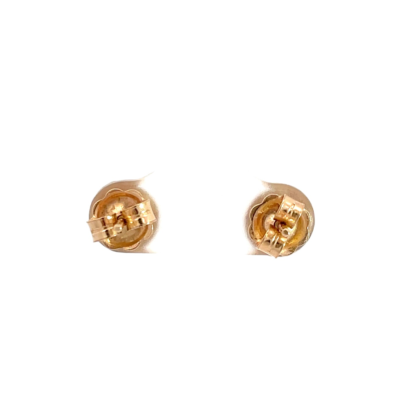 9ct Yellow Gold Paua Pearl Stud Earrings 6.75mm