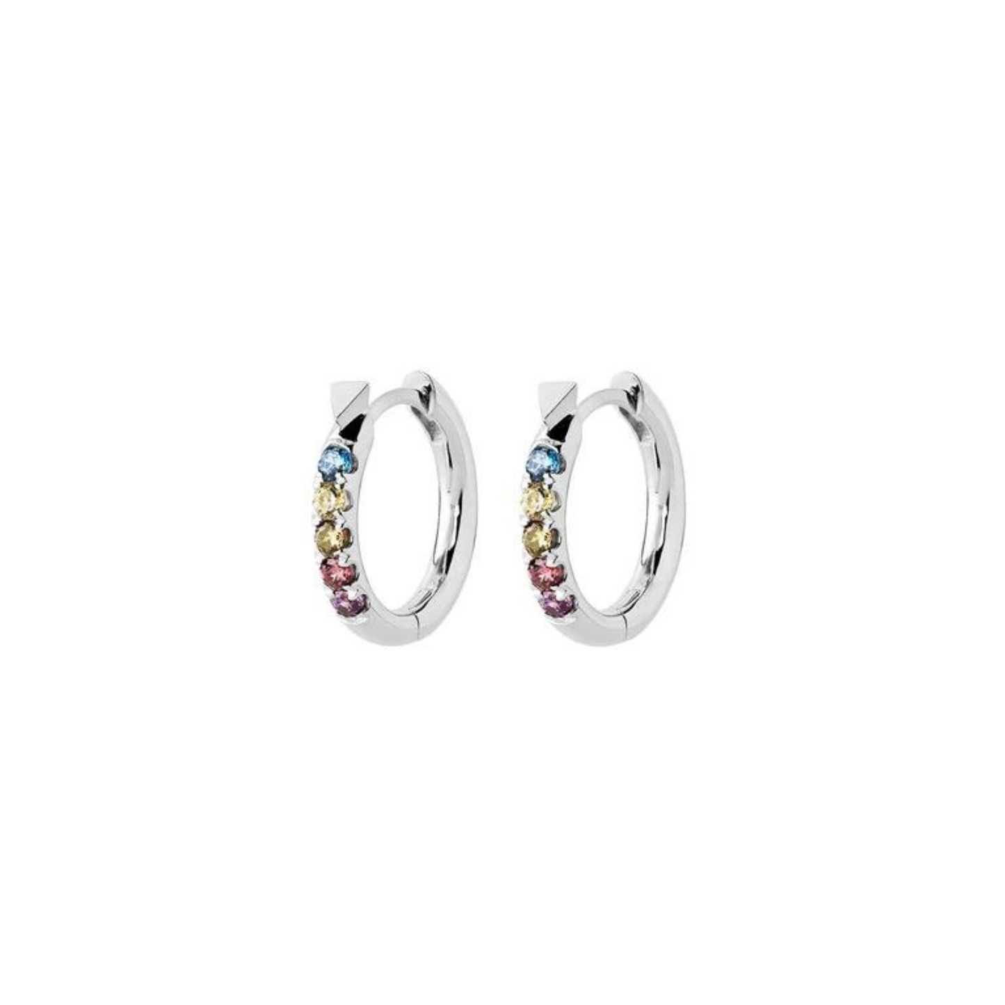 Karen Walker Sterling Silver Miniaturist Earrings