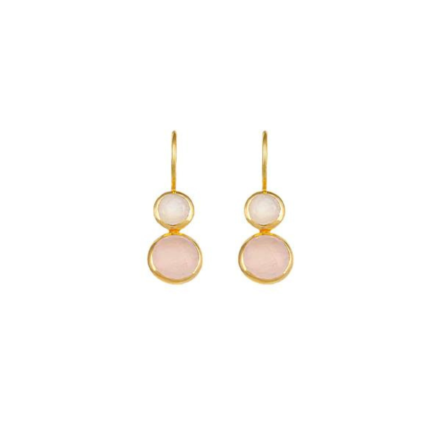 Sterling Silver Gold Plated Posy Earrings