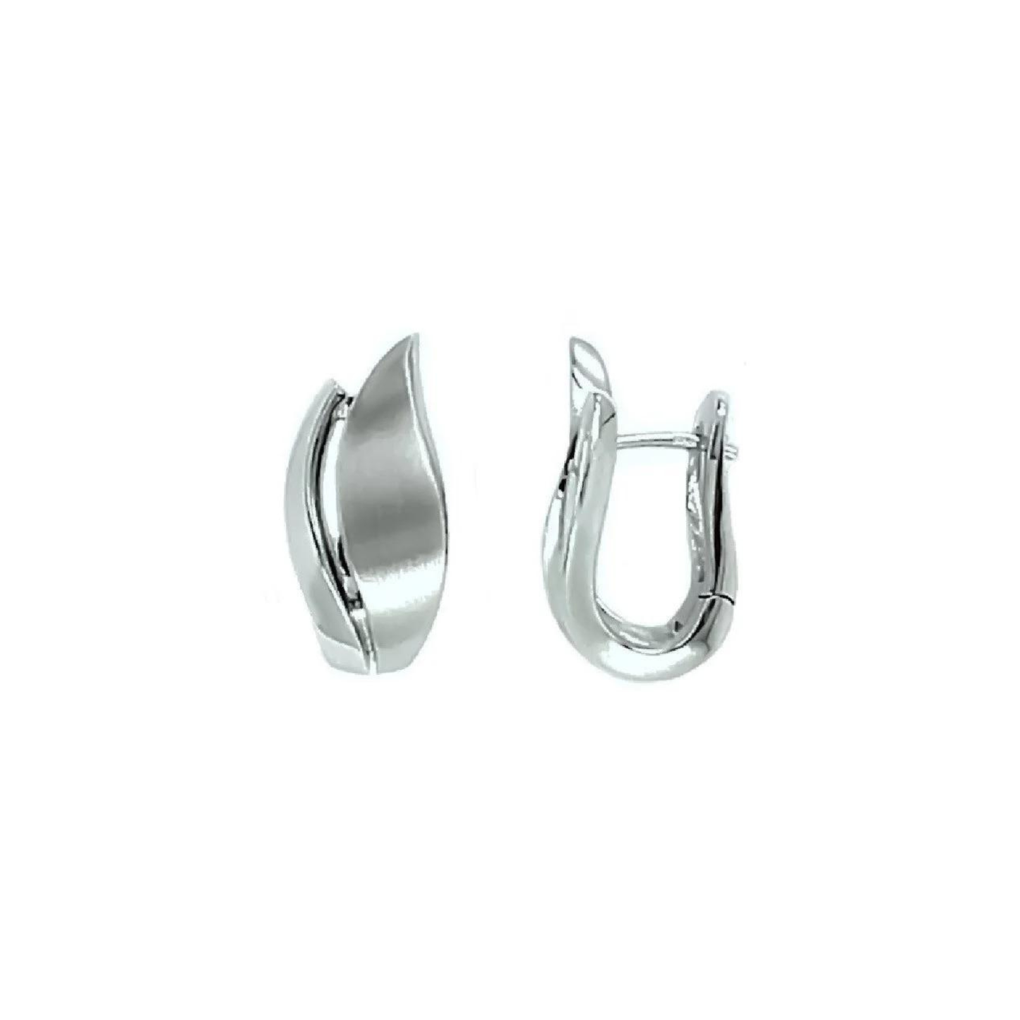 Sterling Silver Swirl Earrings