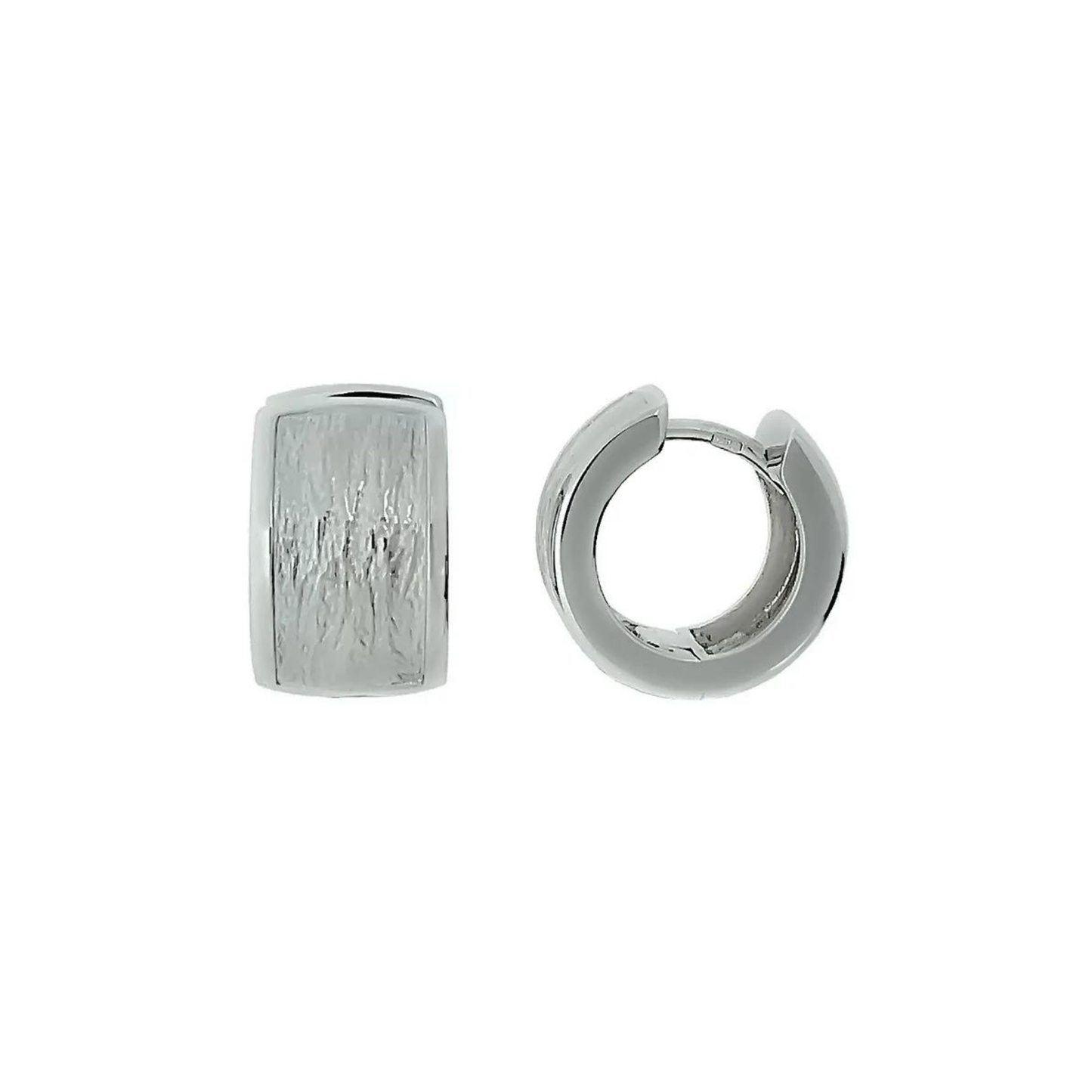 Sterling Silver Matt Earrings