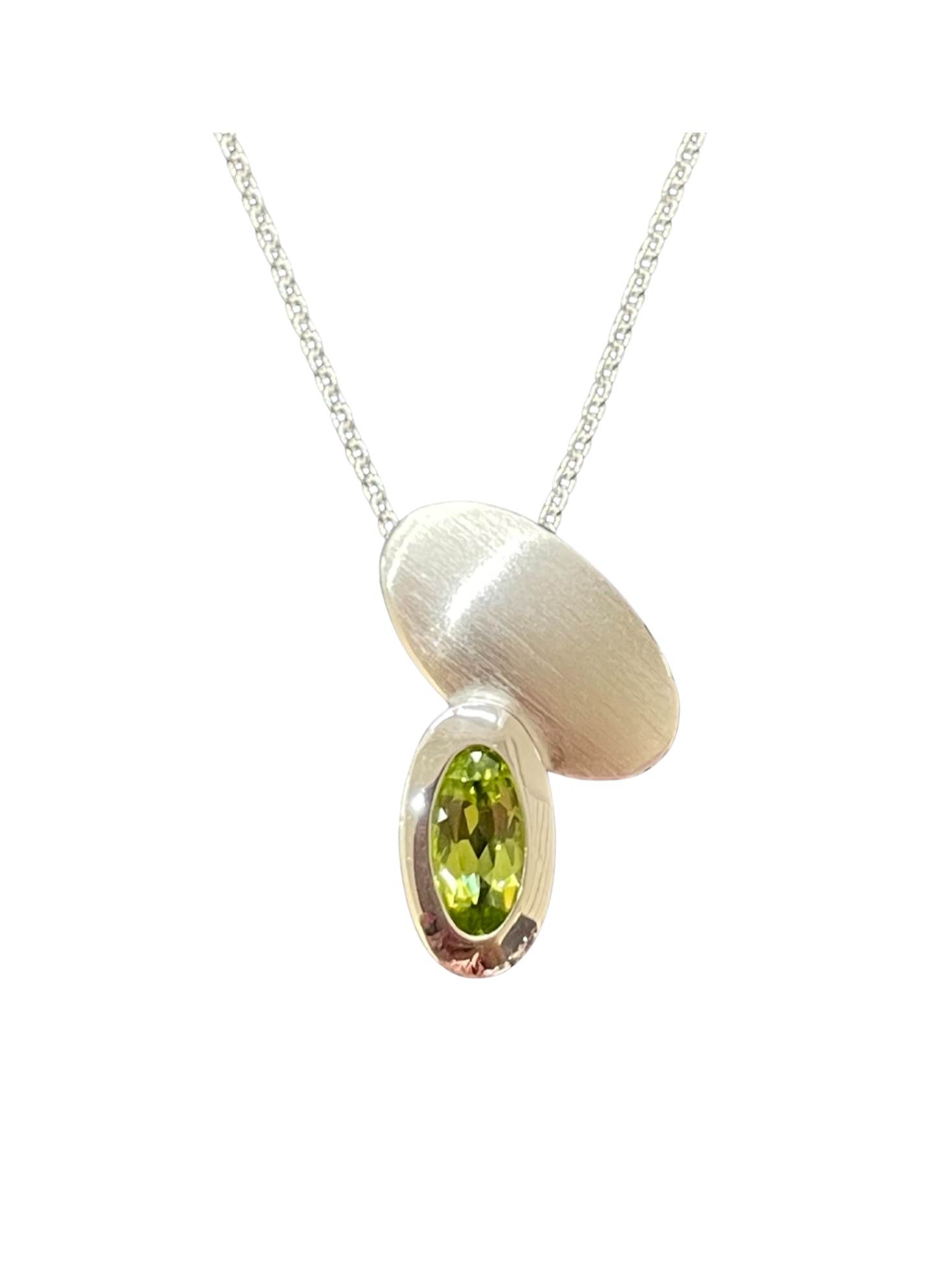 Sterling Silver Peridot Necklace