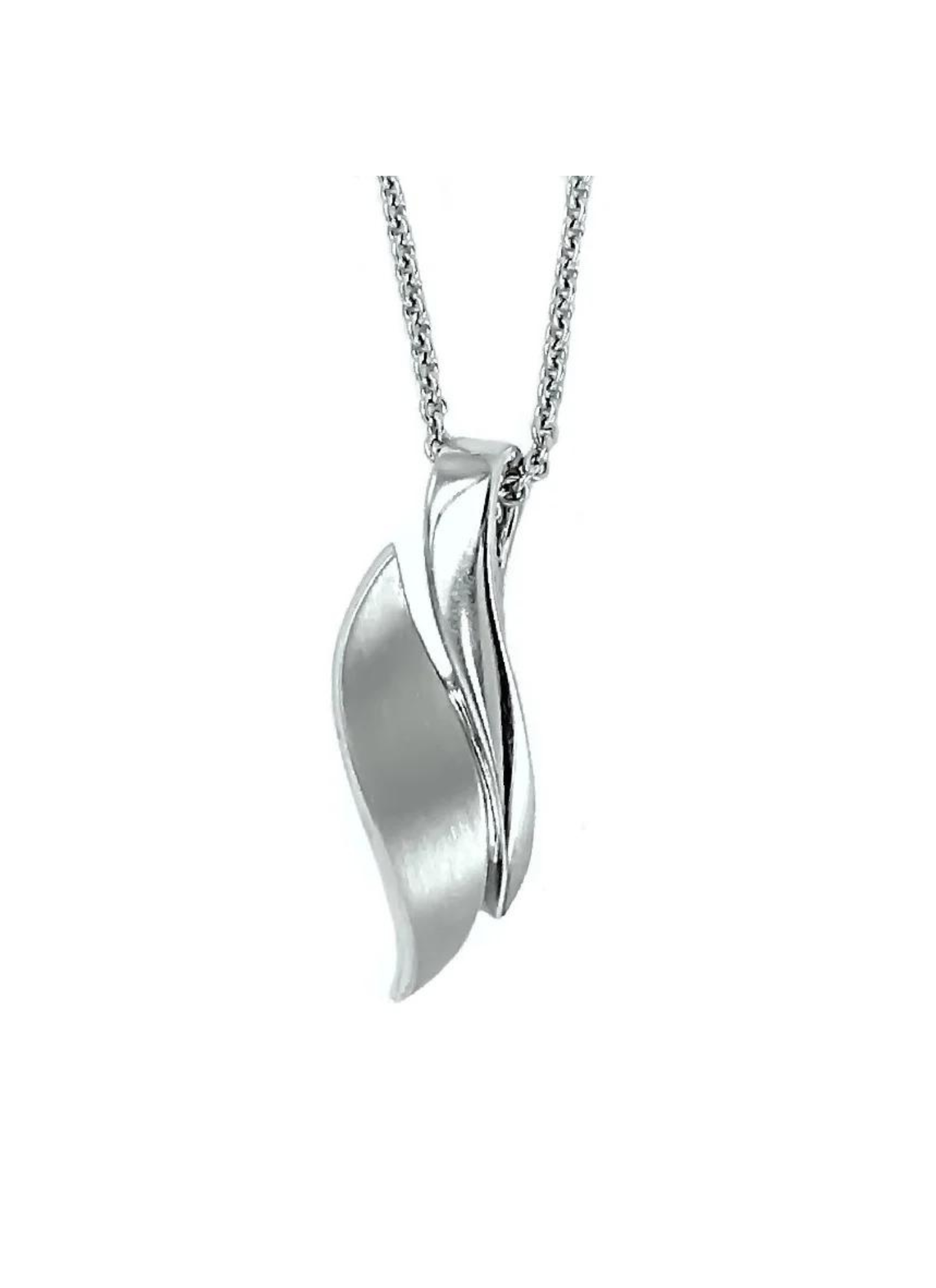 Sterling Silver 2 Drop Pendant and Chain