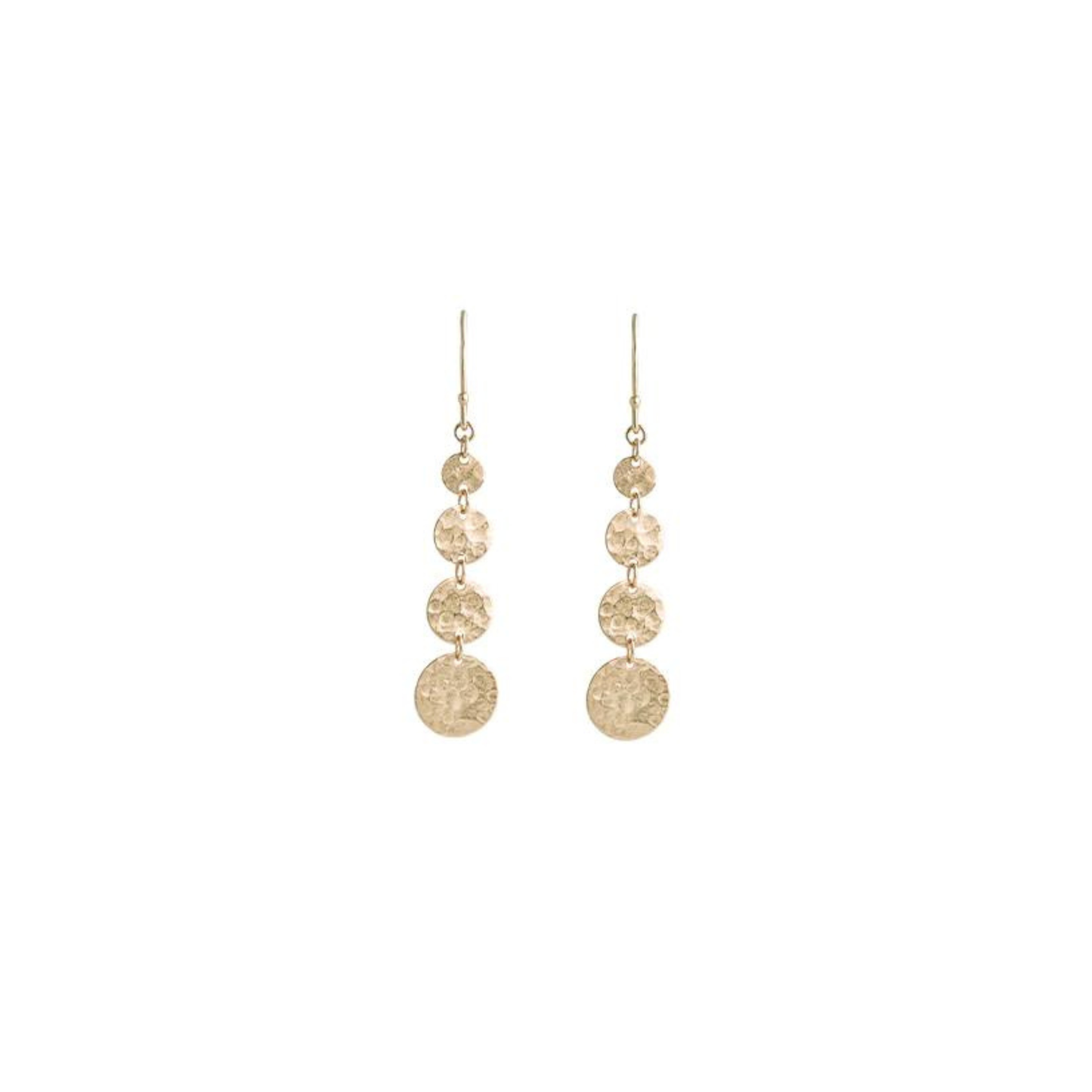 Sterling Silver Gold Plated Jingle Earrings