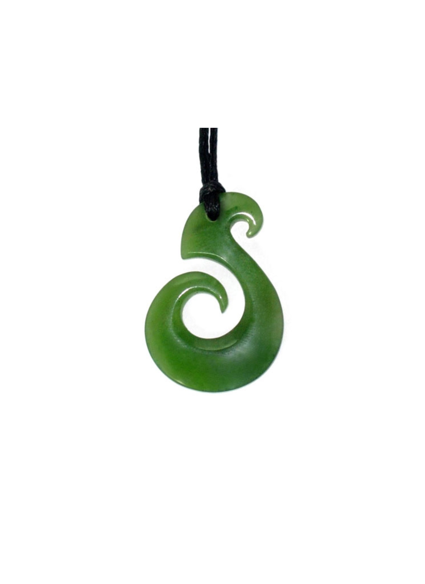 Greenstone Hook 30mm Pendant