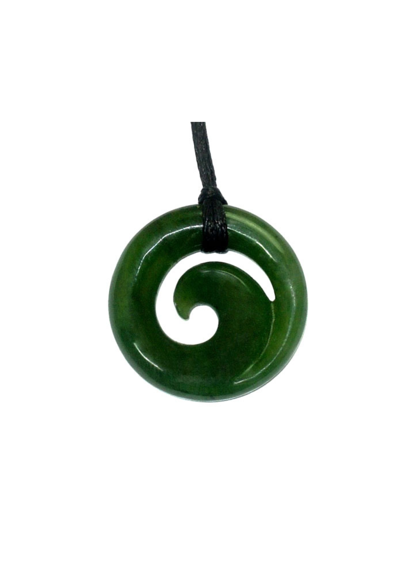 Greenstone Pendant Koru 30mm
