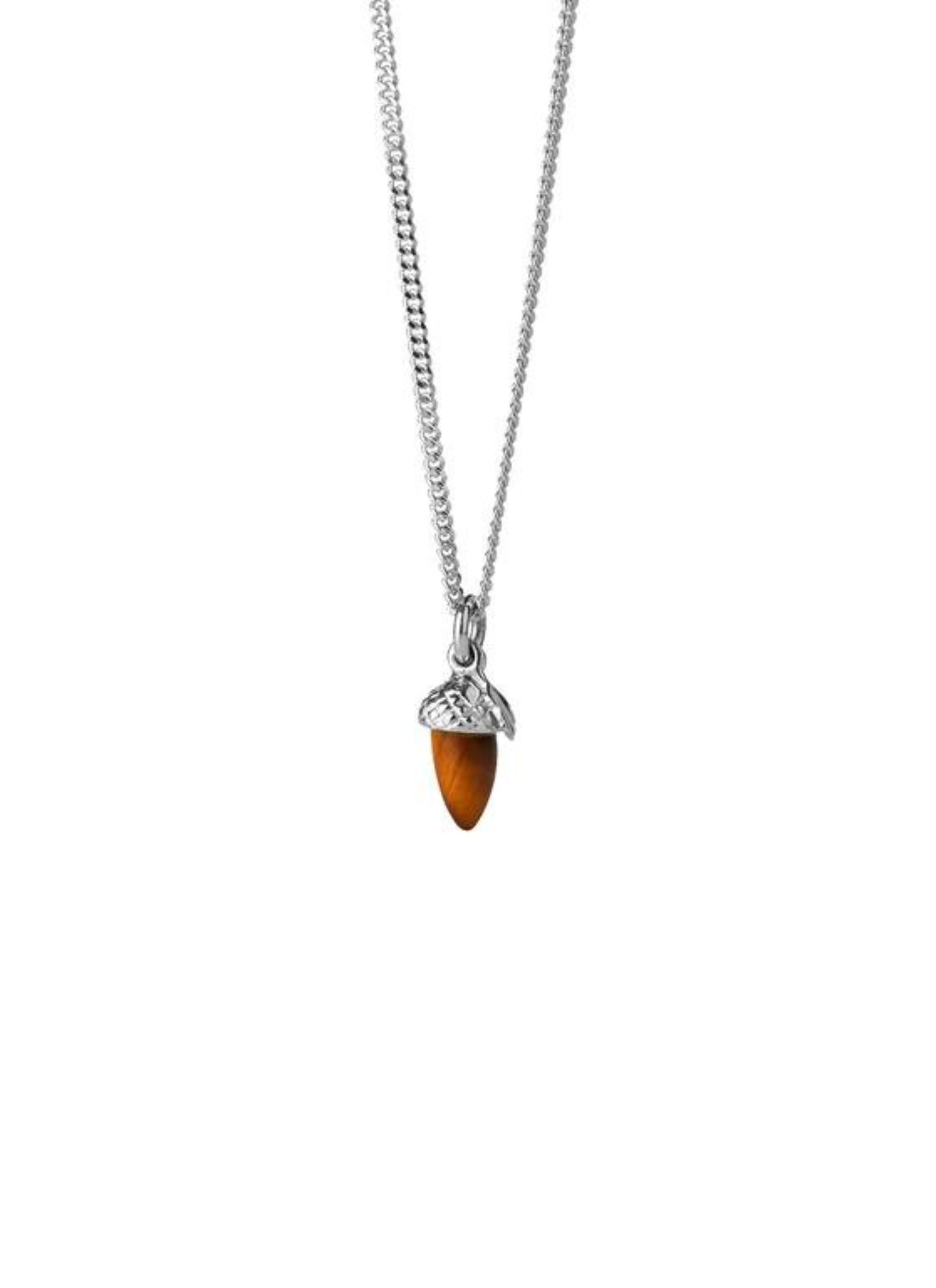 Karen Walker Micro Acorn & Leaf Necklace