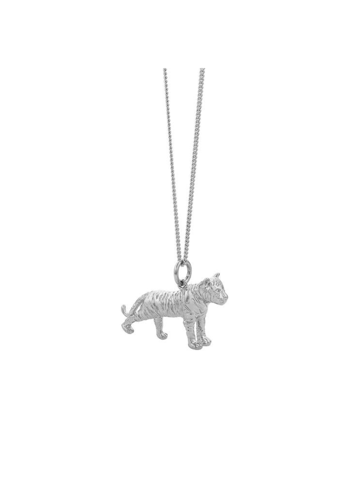 Karen Walker Sterling Silver Lunar Tiger Necklace