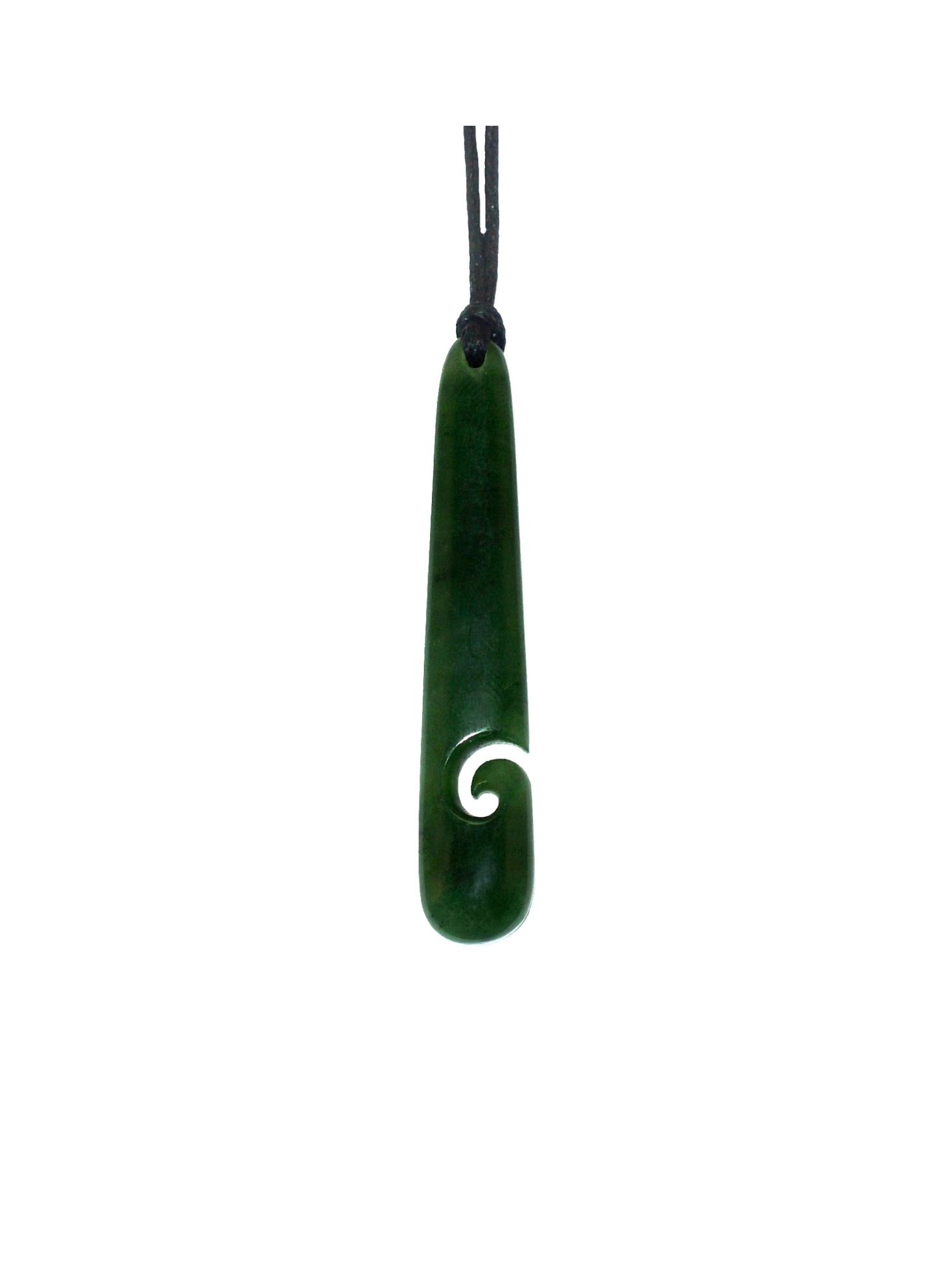 Greenstone Koru Pendant 55mm