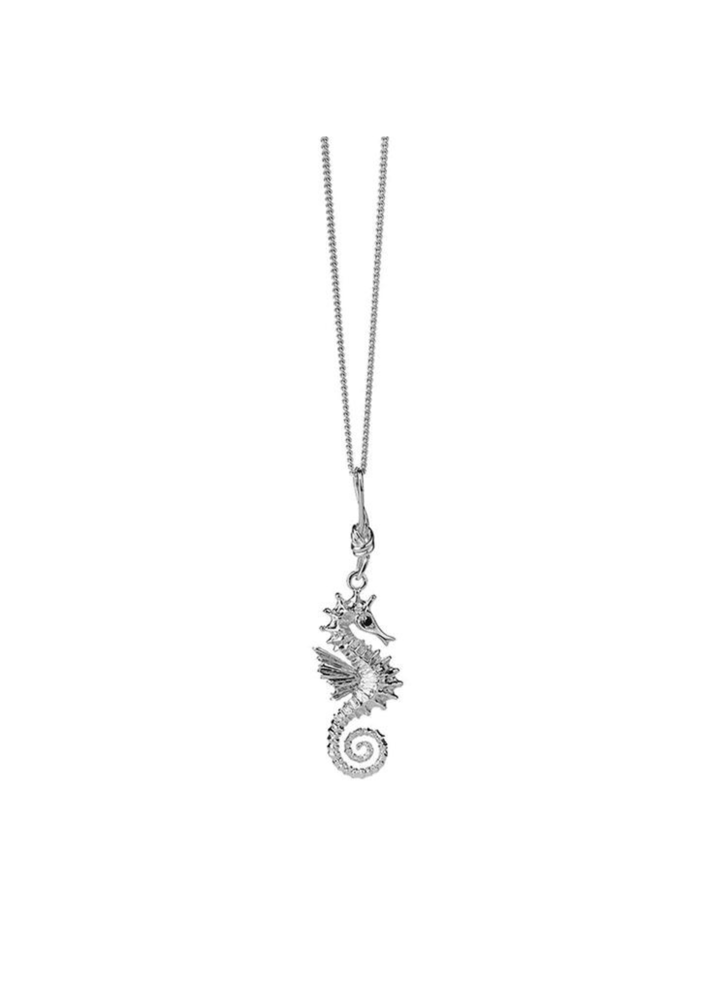 Sterling Silver Karen Walker Seahorse Necklace