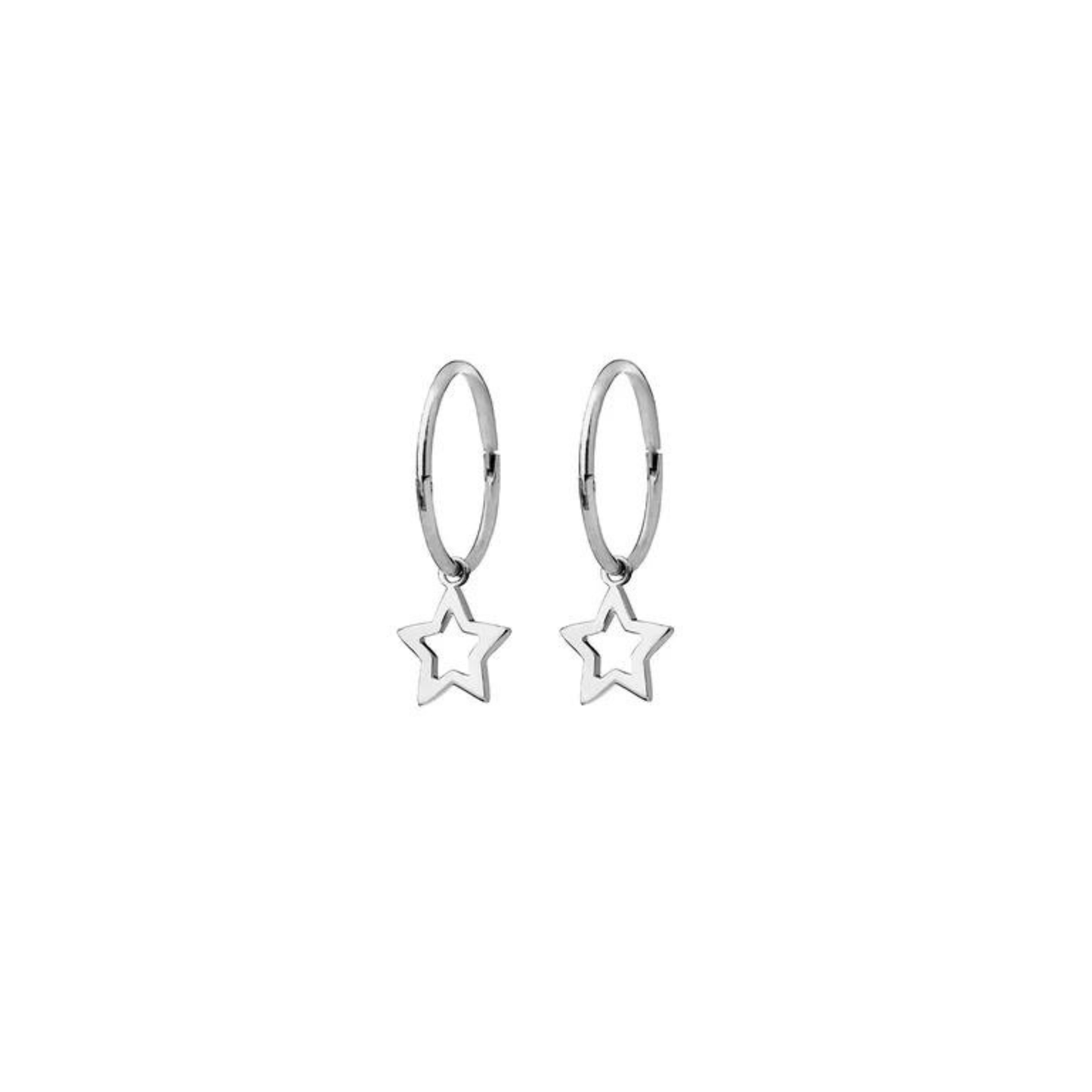 Karen Walker Sterling Silver Star Sleepers