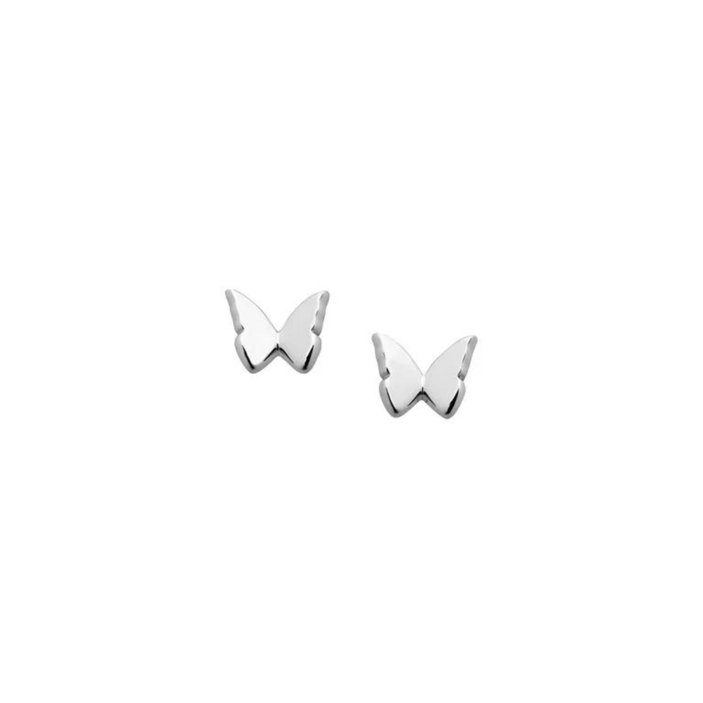 Karen Walker Sterling Silver Mini Butterfly Studs