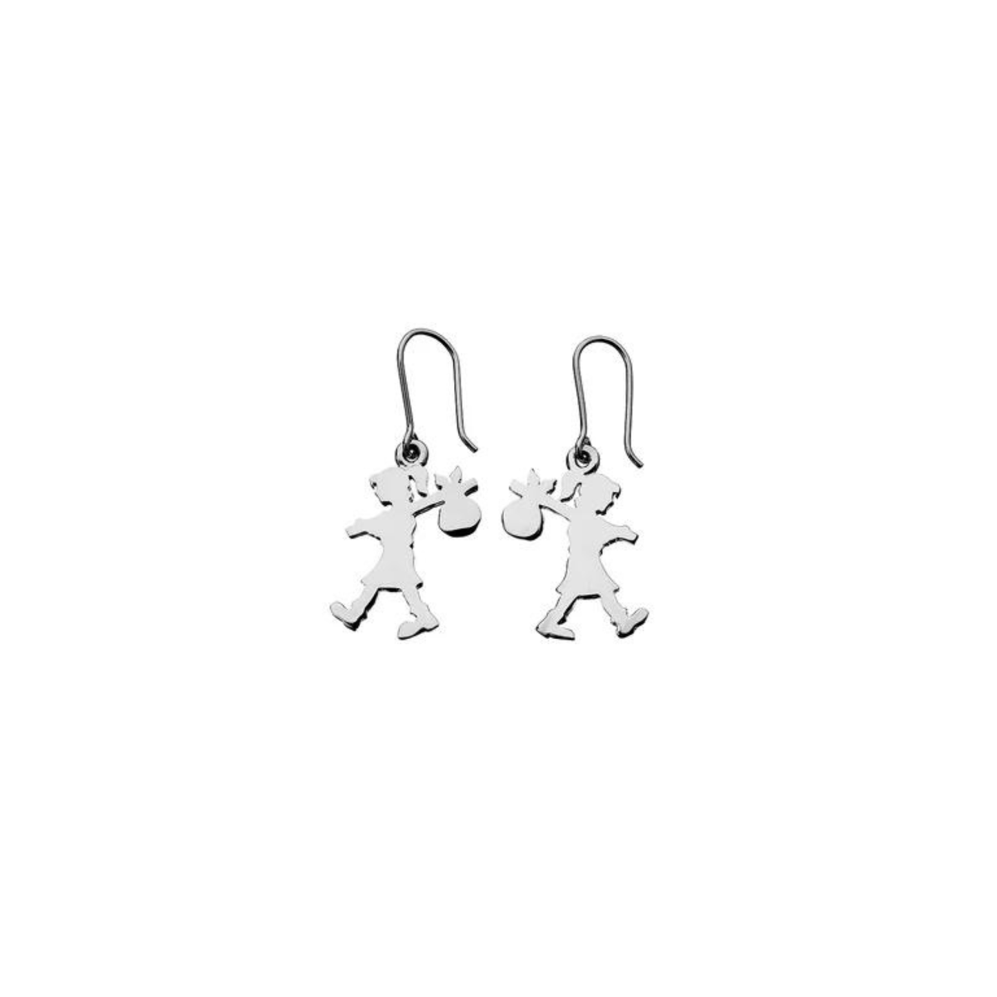 Karen Walker Sterling Silver Runaway Girl Earrings