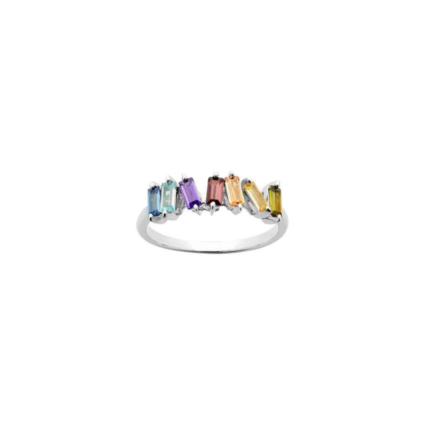 Karen Walker Sterling Silver Cubist Ring