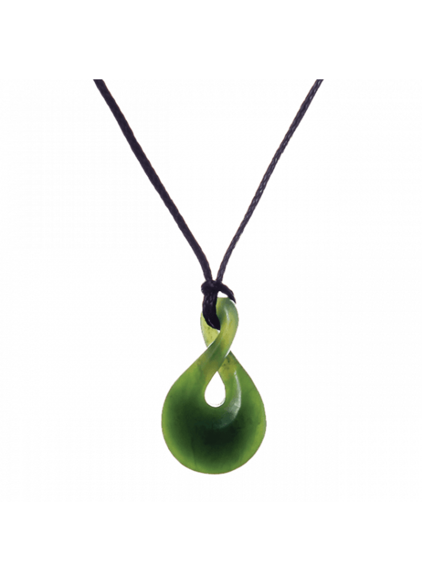 Greenstone Single Twist Pendant 21mm
