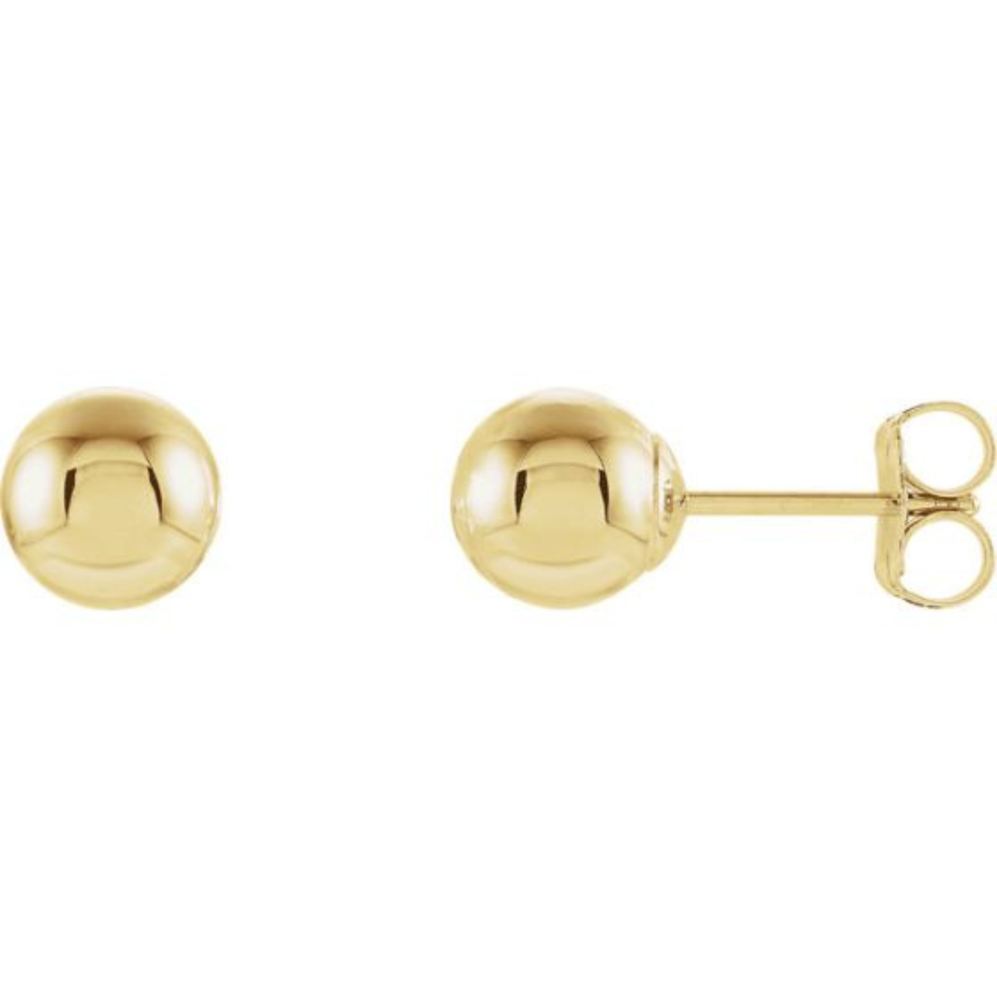9ct Yellow Gold Ball Studs