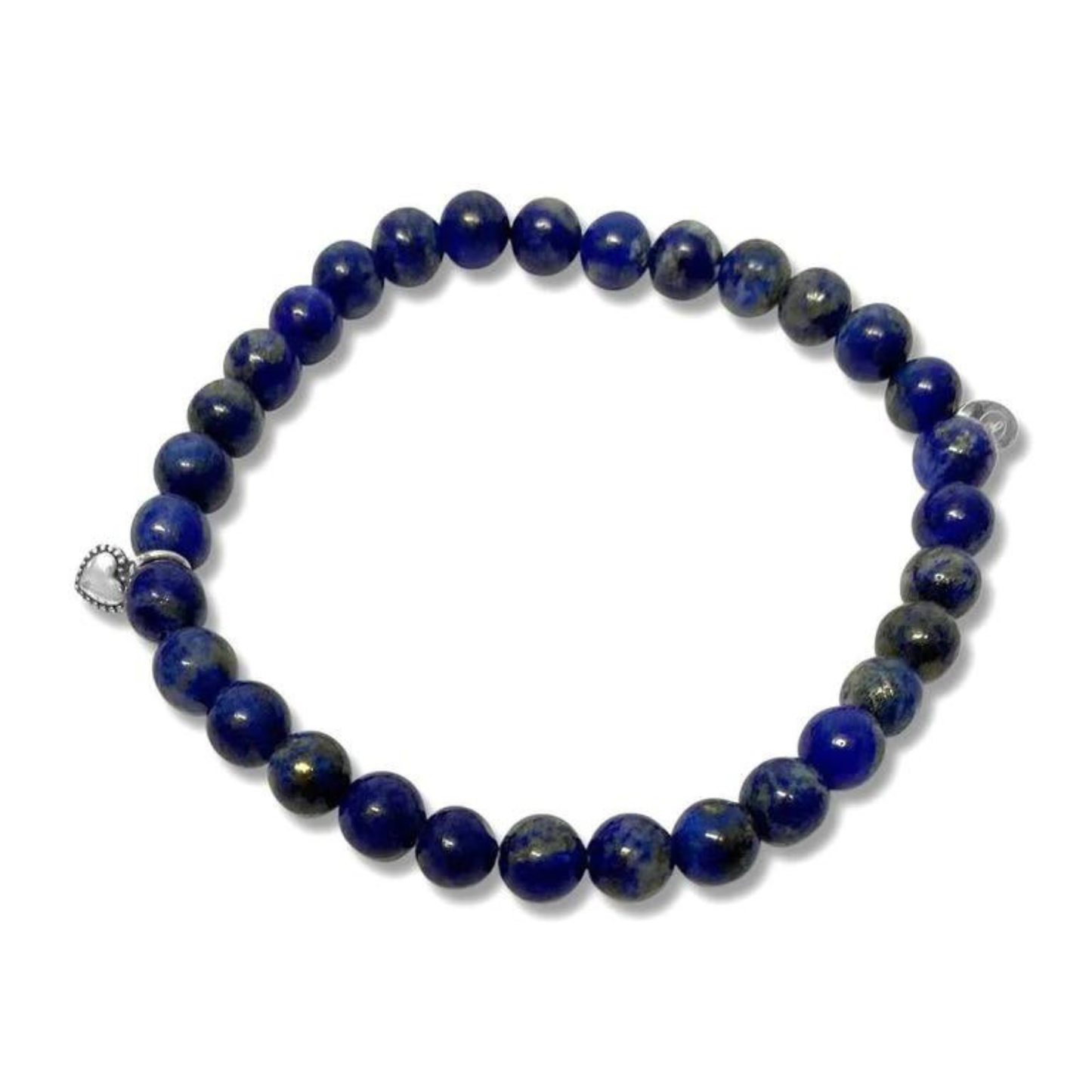 Lapis Blue Stretchy Bracelet