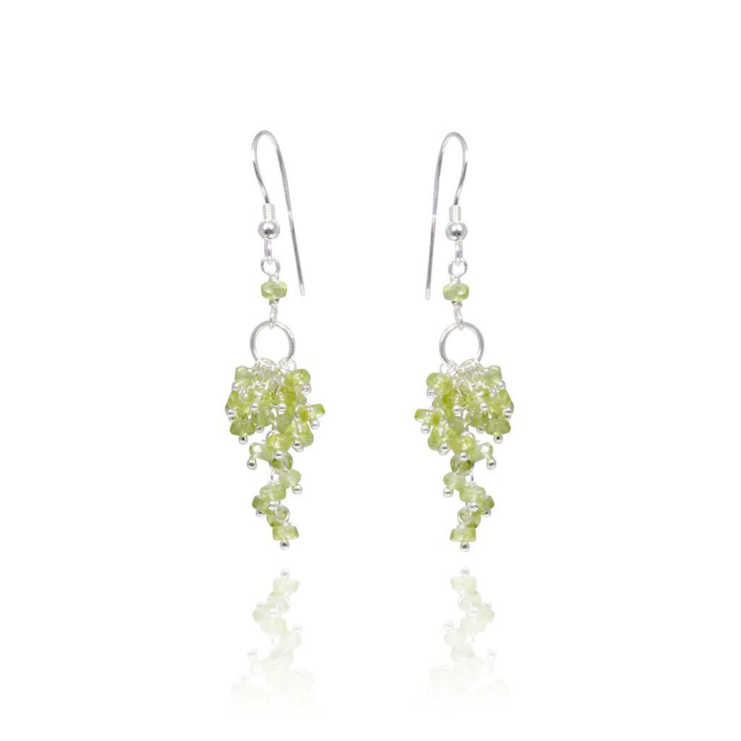 Sterling Silver Peridot Earrings