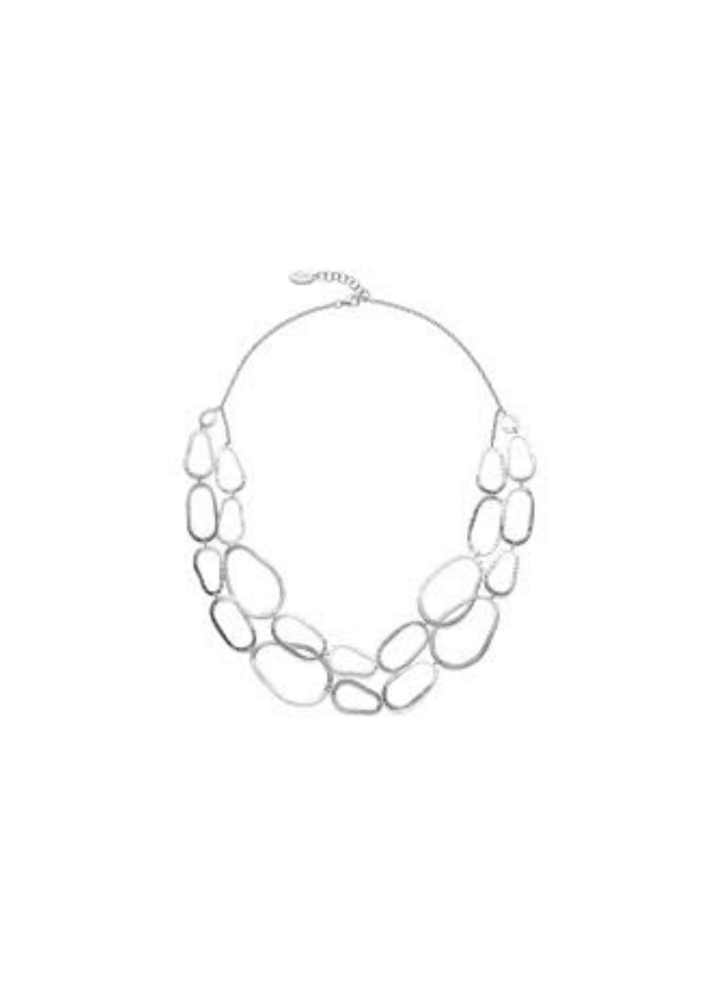 Sterling Silver Satin Matt Necklace