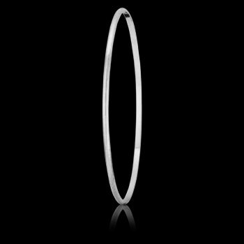 Sterling Silver 3mm Round Bangle