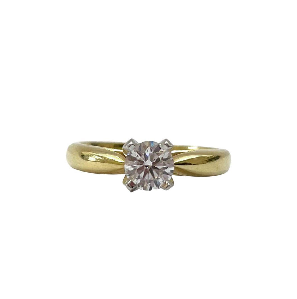 18ct Yellow Gold Lab Grown Diamond Ring