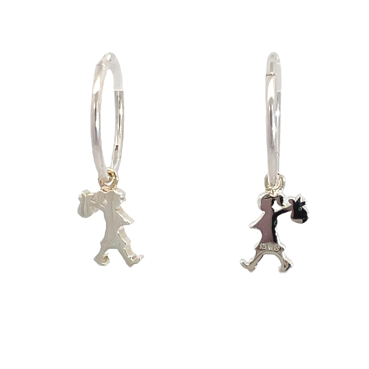 Karen Walker Runaway Girl Sleepers Sterling Silver