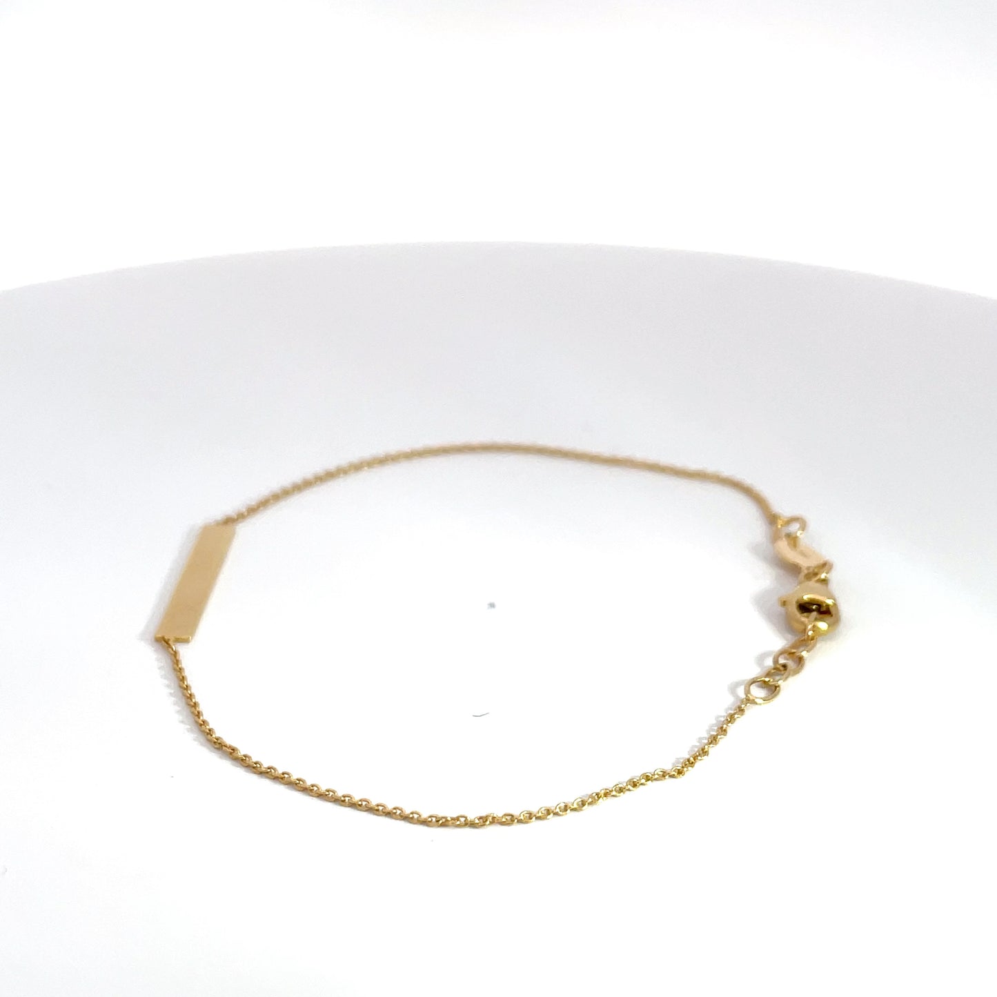 9ct Yellow Gold Bar Bracelet