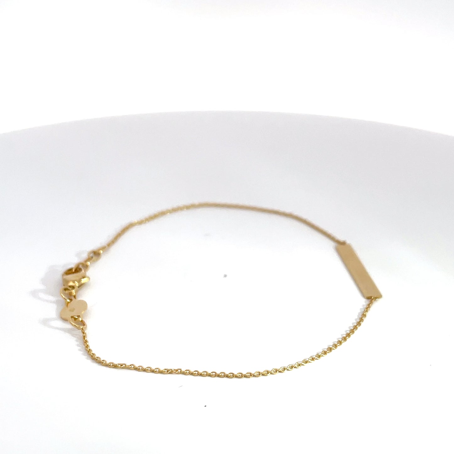 9ct Yellow Gold Bar Bracelet