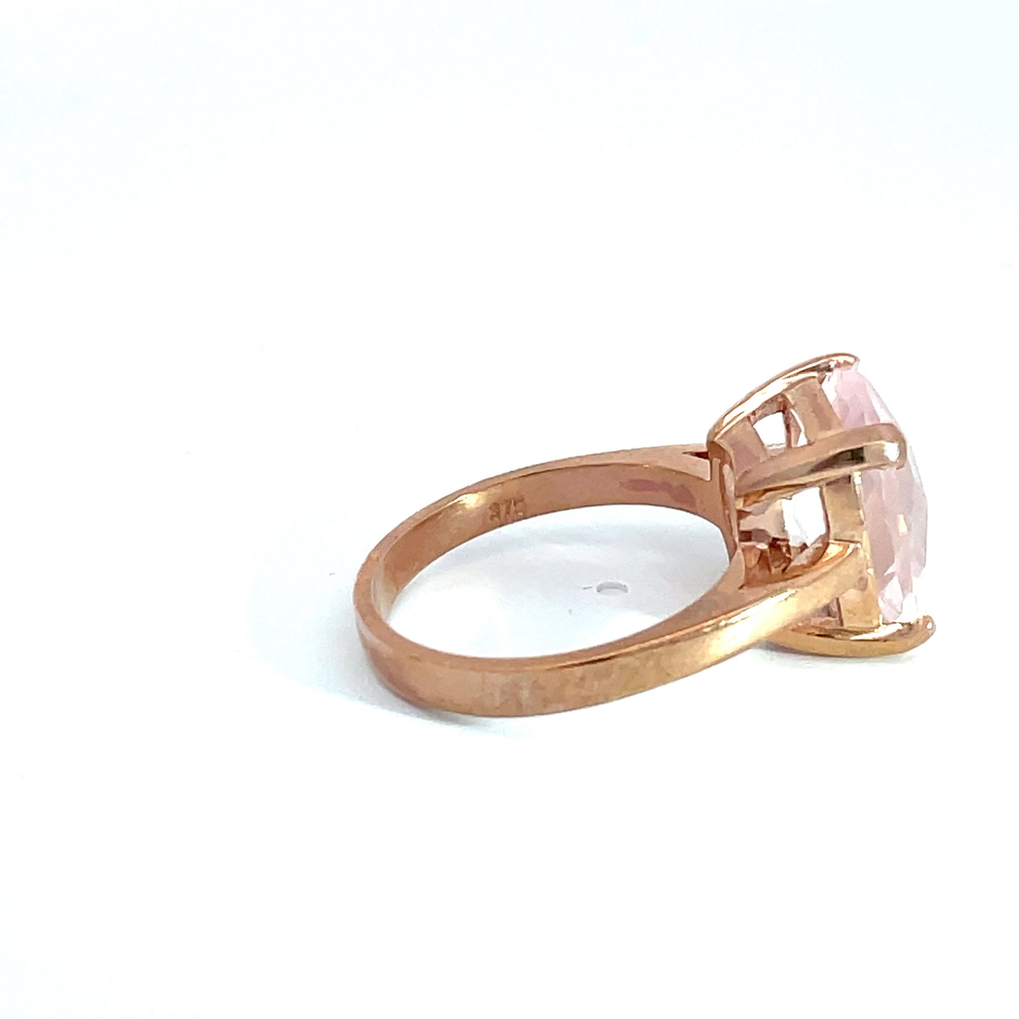 9ct Rose Gold Rose Quartz Ring