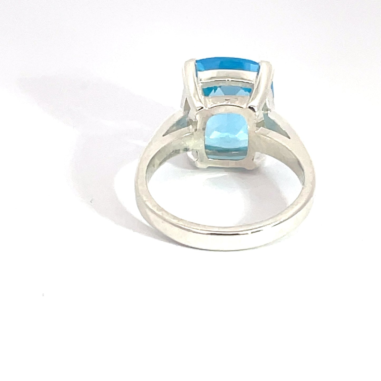 Sterling Silver Swiss Blue Topaz Ring