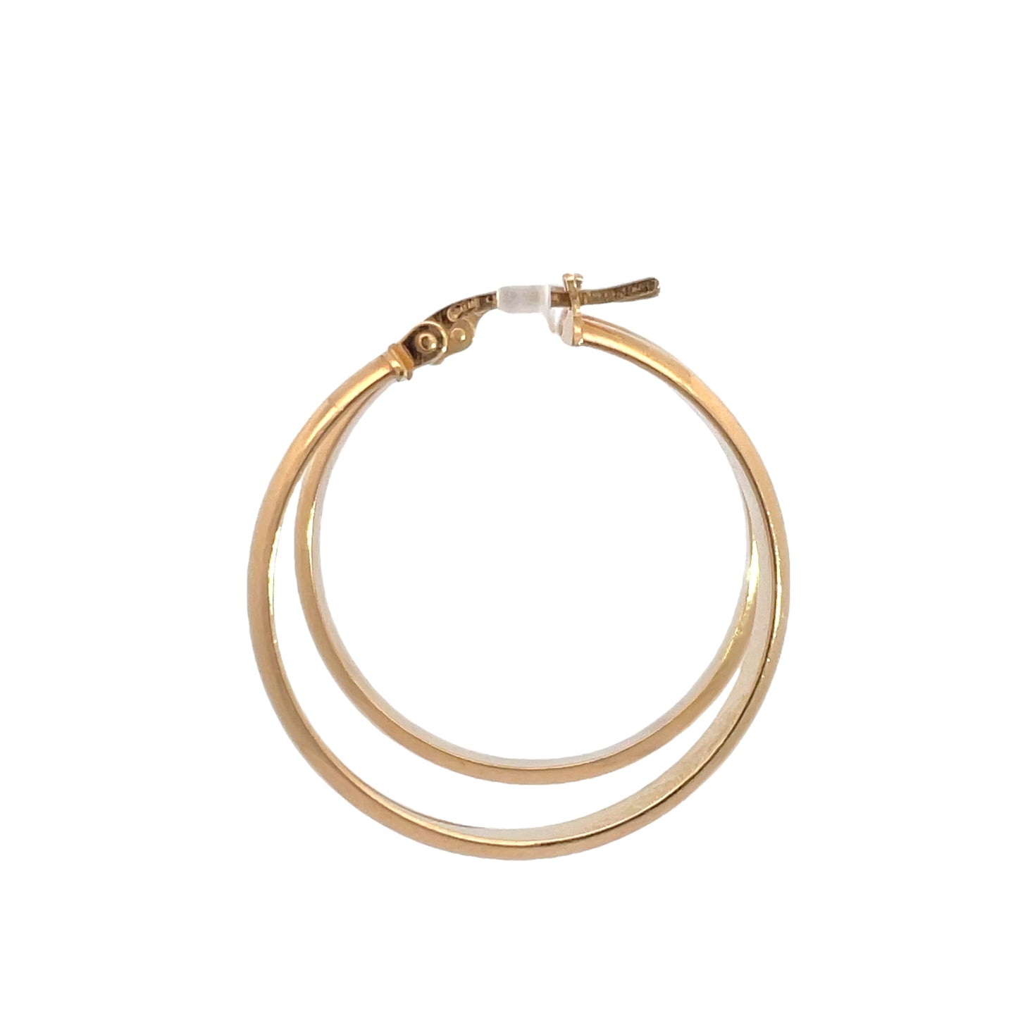 9ct Yellow Gold Half Round Hoops