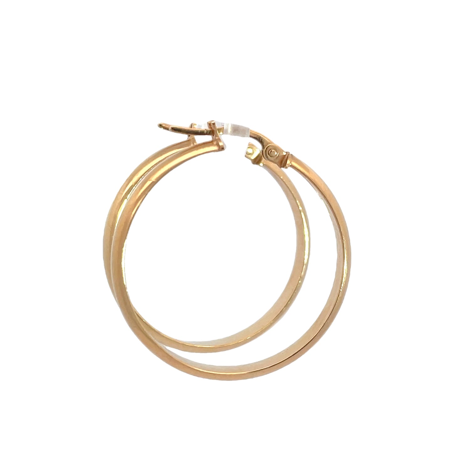 9ct Yellow Gold Half Round Hoops