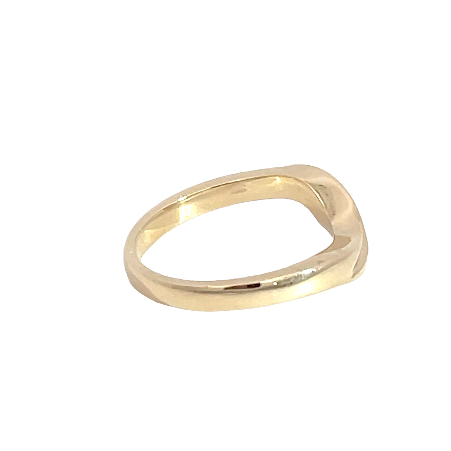 9ct Yellow Gold Curved Ring