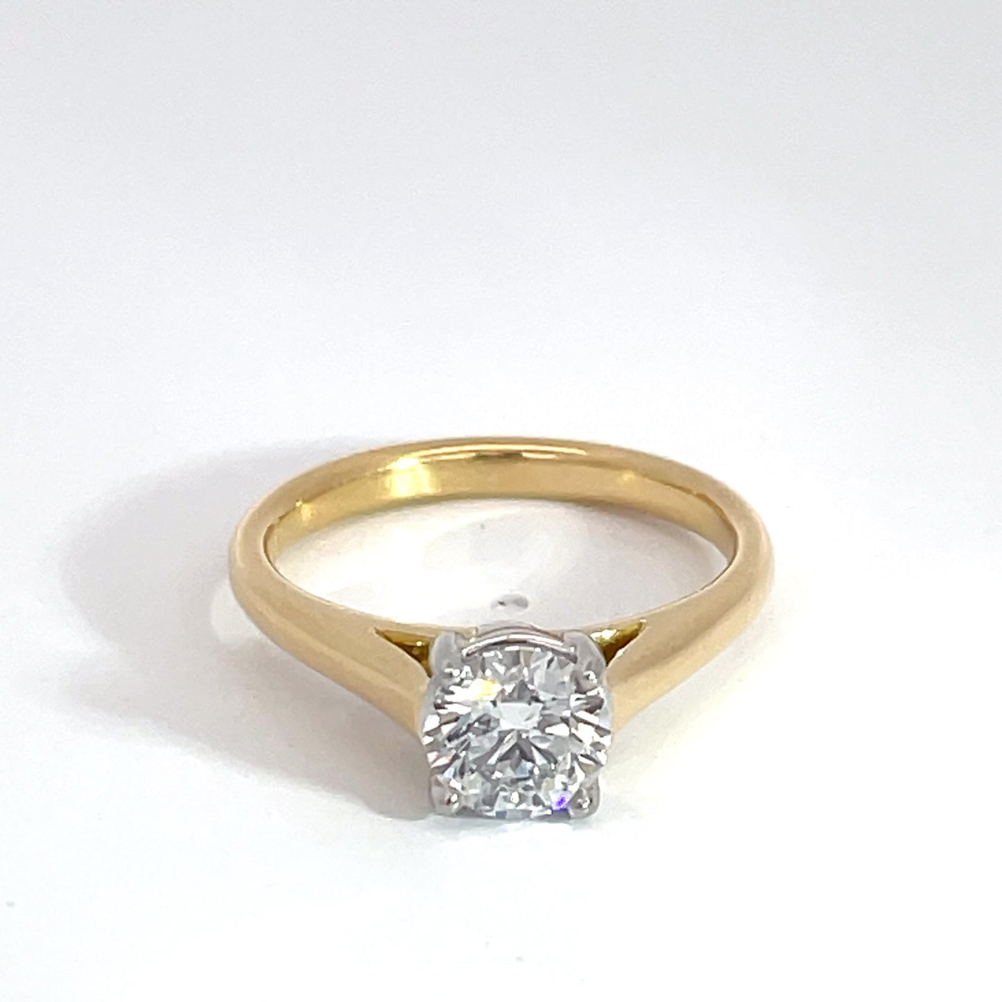 18ct Yellow Gold 1.0ct Lab Grown Diamond Ring