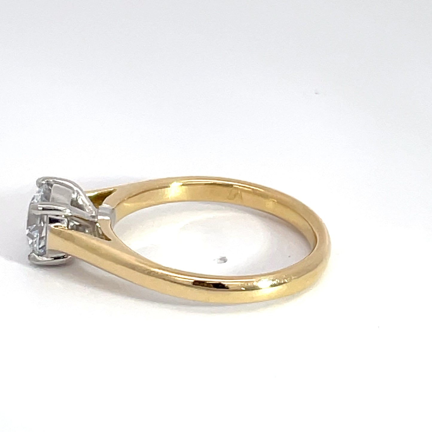 18ct Yellow Gold 1.0ct Lab Grown Diamond Ring